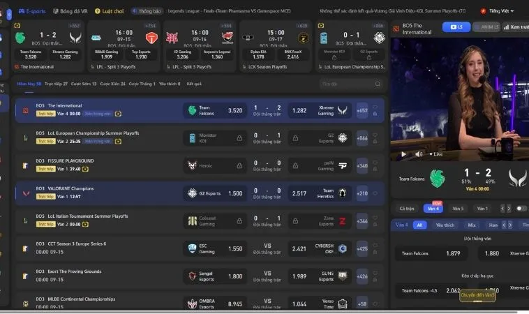 Bí Quyết Chơi Thể Thao Điện Tử SA88 Thắng Lớn Dễ Dàng Hiệu Quả 2 Giao diện đặt cược thể thao điện tử SA88